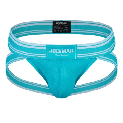 Striped Strap Comfotable Jockstrap - Image 11