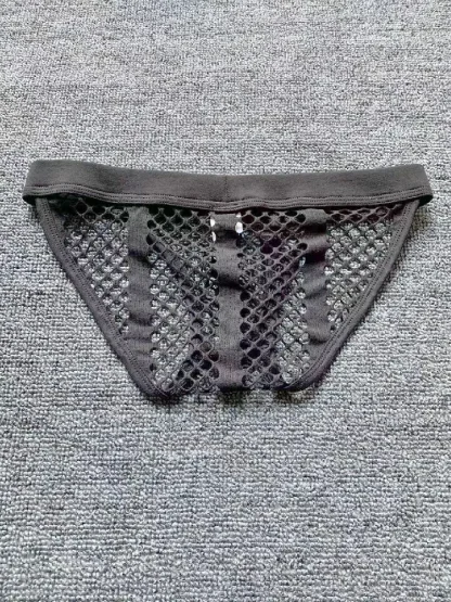 Large Hole Fishnet Brief - Image 14