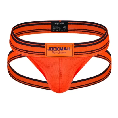 Striped Strap Comfotable Jockstrap - Image 5