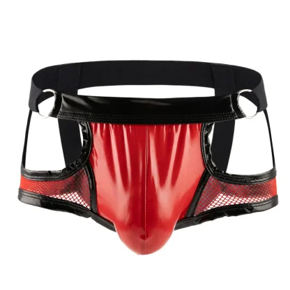 Ring Decor Cutout Sheer Jockstrap - Image 12