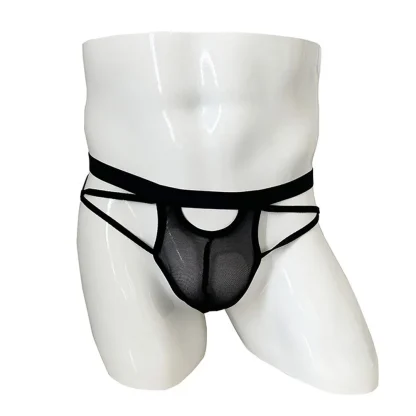 Strappy Waist Sheer Jockstrap - Image 4