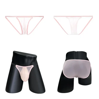 Transparent Strap Mesh Brief - Image 13
