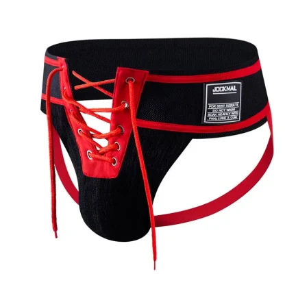Lace-up Adjustable Front Jockstrap - Image 6