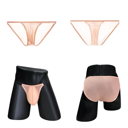 Transparent Strap Mesh Brief - Image 15