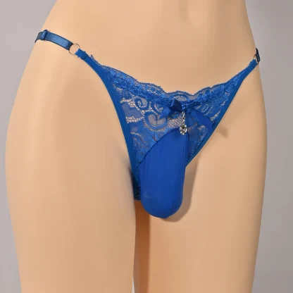 Floral Sheer Lace Seductive Thong - Image 6