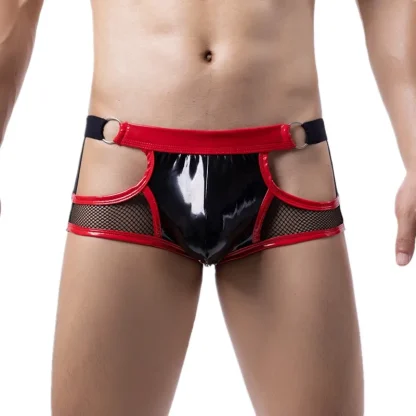 Ring Decor Cutout Sheer Jockstrap - Image 2