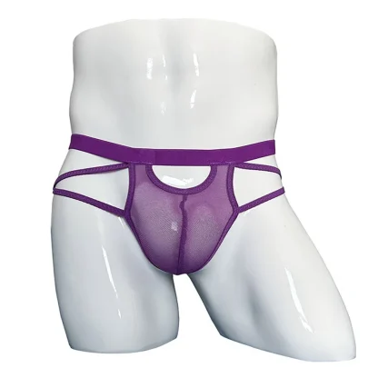 Strappy Waist Sheer Jockstrap - Image 7