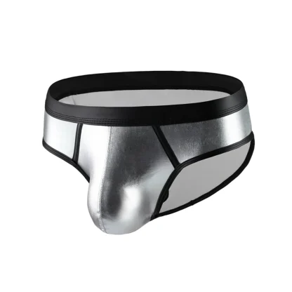 Shiny Metallic Men's Sexy Briefs - Image 14