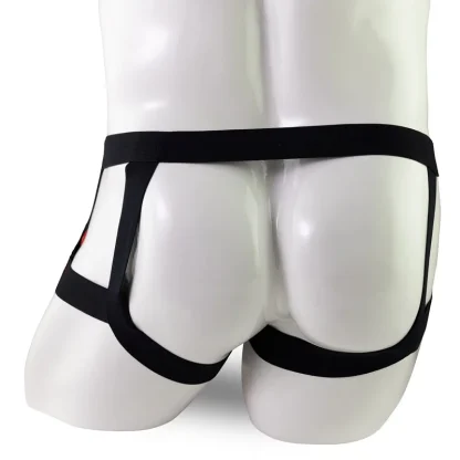 Ring Decor Cutout Sheer Jockstrap - Image 13