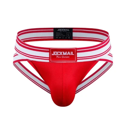 Striped Strap Comfotable Jockstrap - Image 4