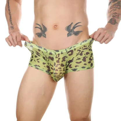 See-through Leopard Print Boxer Brief - Image 7
