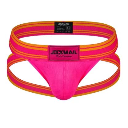 Striped Strap Comfotable Jockstrap - Image 13