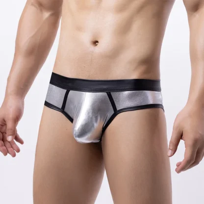 Shiny Metallic Men's Sexy Briefs - Image 3