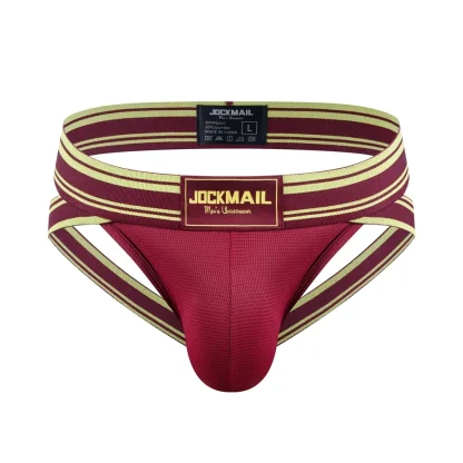 Striped Strap Comfotable Jockstrap - Image 6